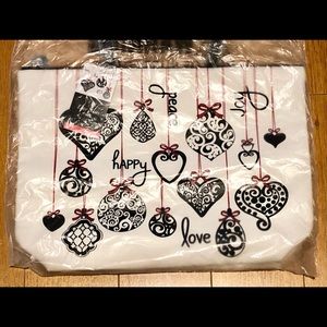 Brighton Love Notes ziptop Tote NWT limited ed